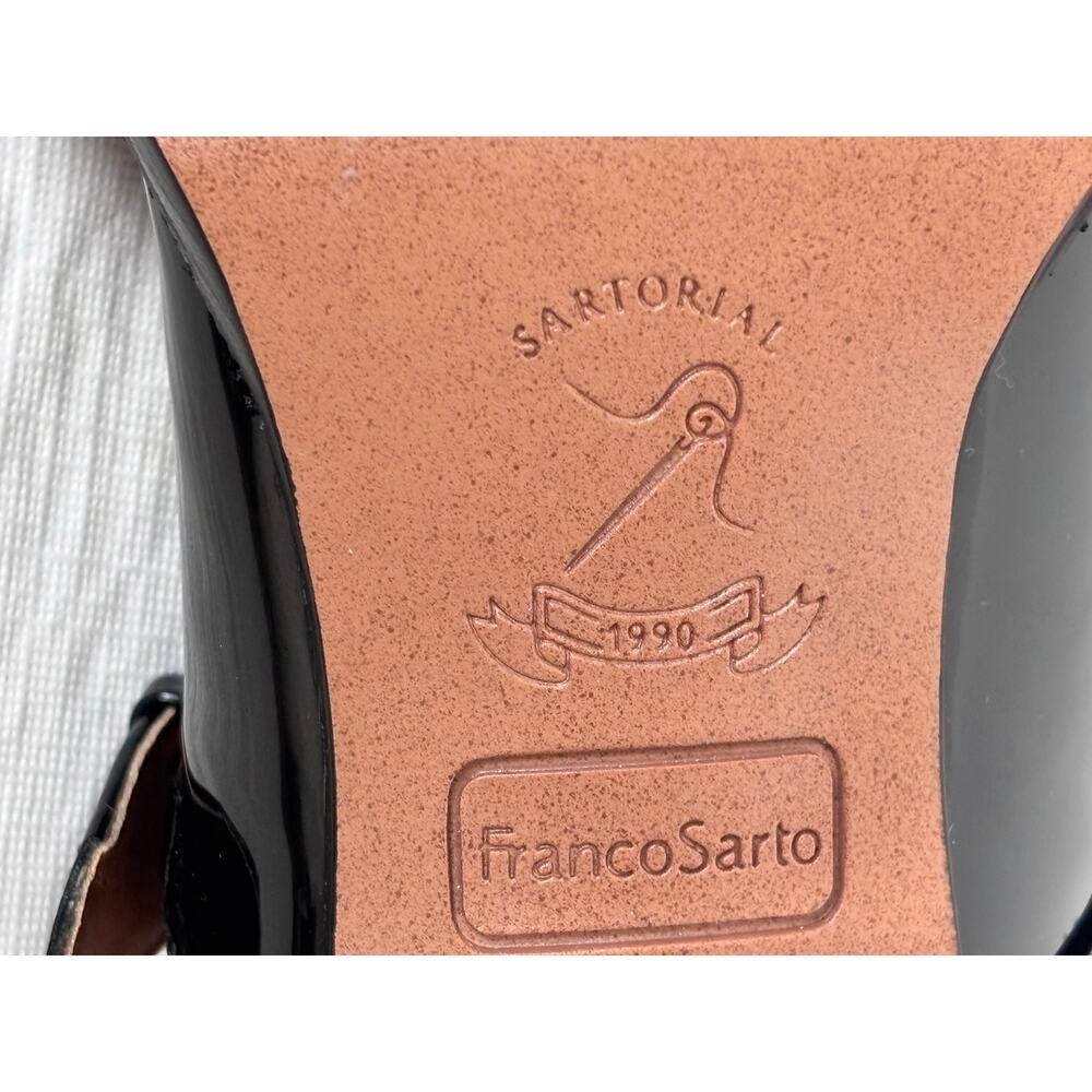 Franco Sarto Shalina Black Patent Mary Jane Pump Size 10 M - Picture 9 of 12